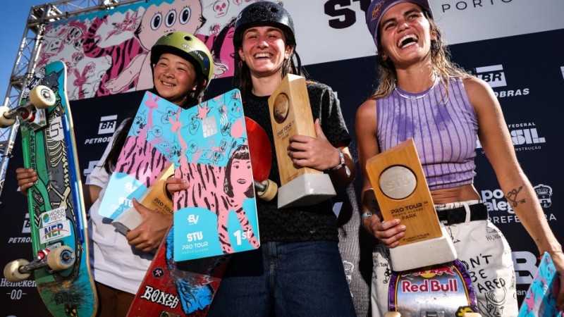 Brasileira Yndi Asp conquistou o segundo lugar noa categoria park