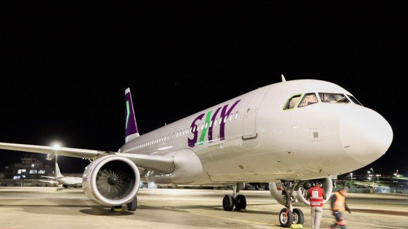 Até setembro, Sky Airlines fará três voos semanais conectando Porto Alegre a Santiago