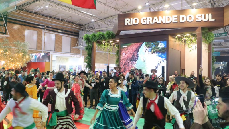 Estande do Rio Grande do Sul atrai visitas de milhares de agentes 